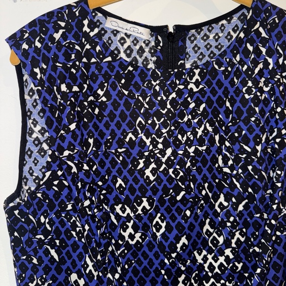 OSCAR DE LA RENTA multi print dress - Picture 1 of 5